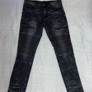 Waimea - Men’s Skinny Fit Distressed Denim Jeans SIZE 32x32